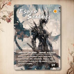Esper Sentinel - Carte personnalisée, art * japonais *, art alternatif complet