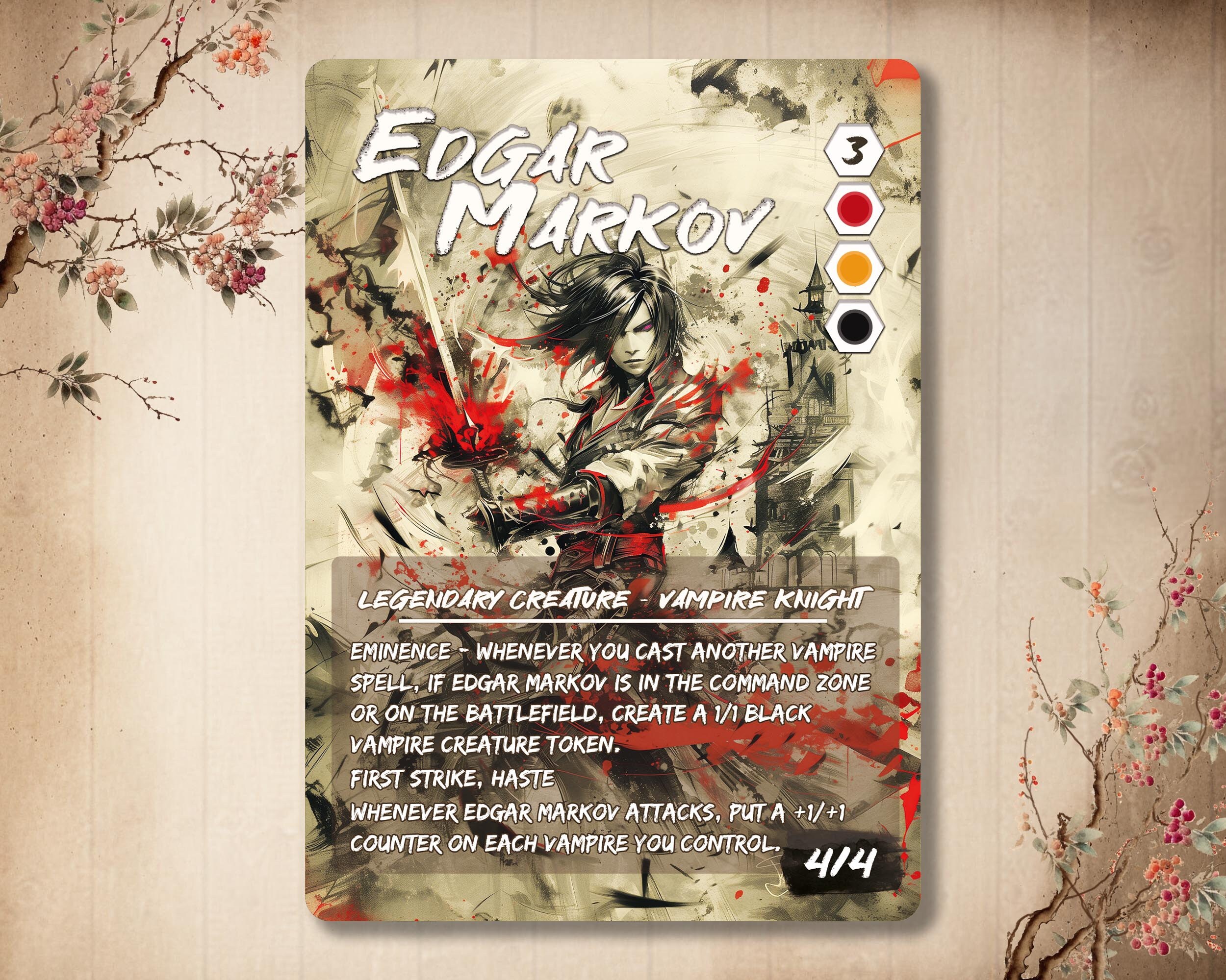 Edgar Markov - Custom Card *japanese* Full Art With Alternative