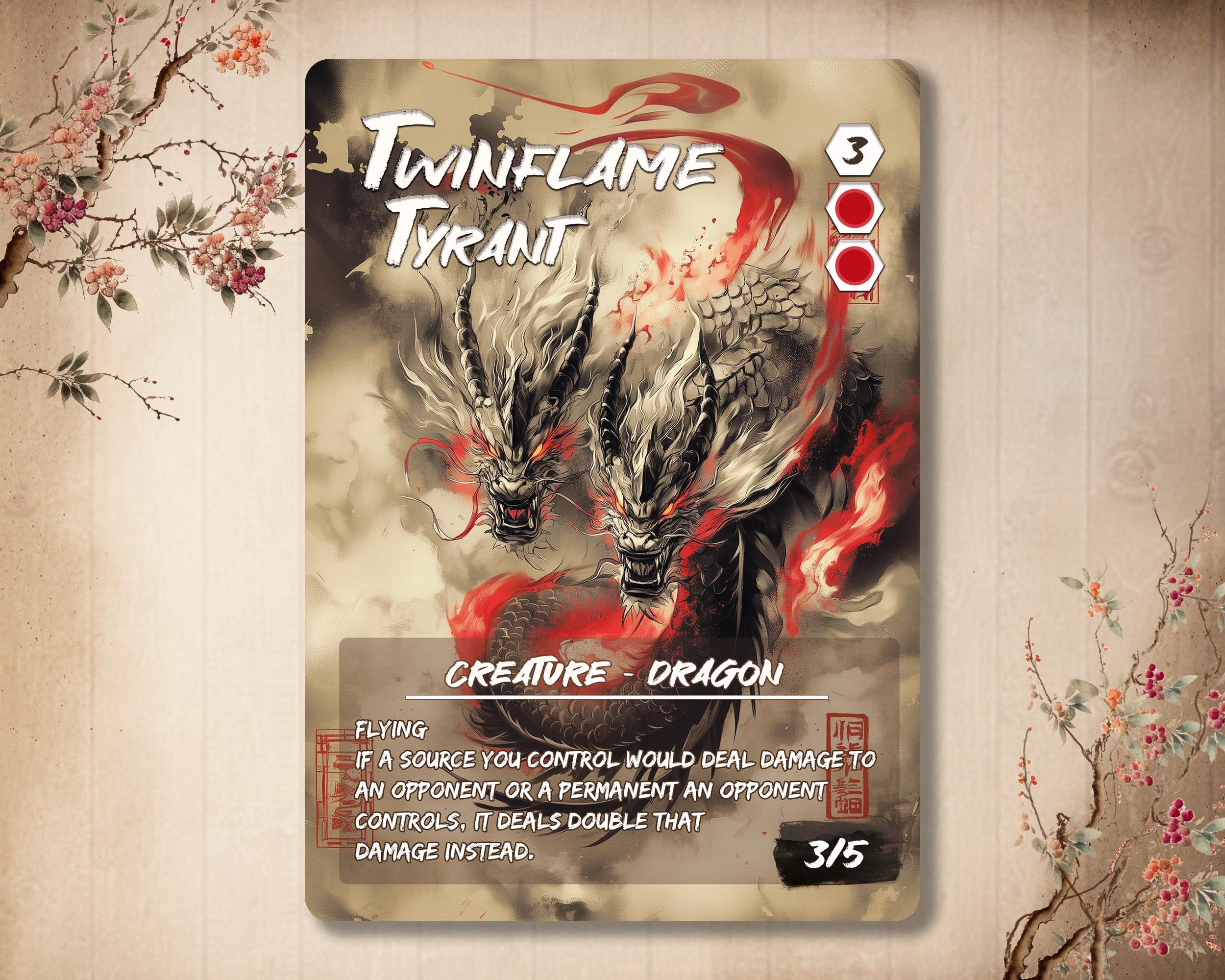 Twinflame Tyrant - Custom Card *japanese* Full Art With