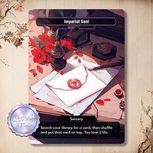 Imperial Seal - Custom Card Proxy / Japanese Alternative Alter Full Art