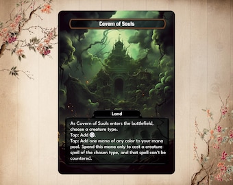 Cavern of Souls #2 - Custom Card Land , Alternate Premium Card Full Art