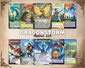 Dragonstorm Full Set – Proxy Bundle of 10 Custom Cards | Anime Manga Alter Art