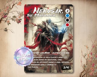 Nekusar, The Mindrazer Custom Card, Proxy de arte japonés