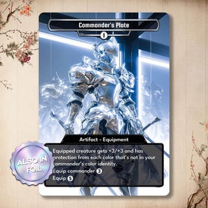 Commander's Plate Proxy Card – Alternate Art, Custom Card