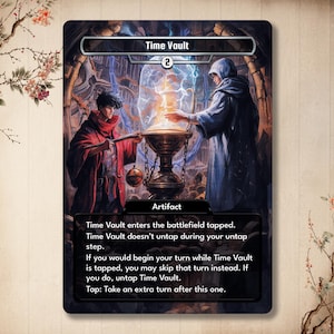 Time Vault - Carta personalizzata, Carta Premium *Vintage* [Arte modificata / Arte completa]