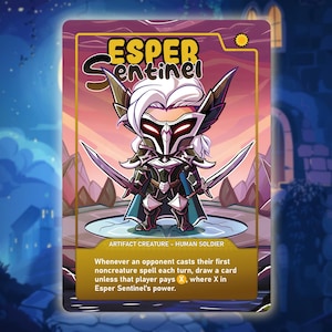 Esper Sentinel - Custom Card Chibi Alternative Full Art Style