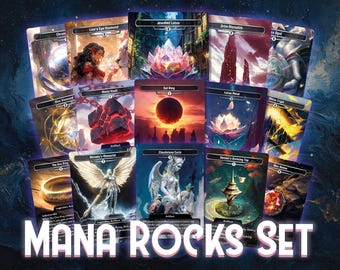 Ultimate Mana Rocks & Artifact Staples Proxy Set (15 Cards) – Full Art Power Bundle