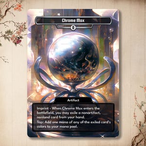 Chrome Mox - Carta personalizzata, Carta Premium [Arte modificata / Arte completa]