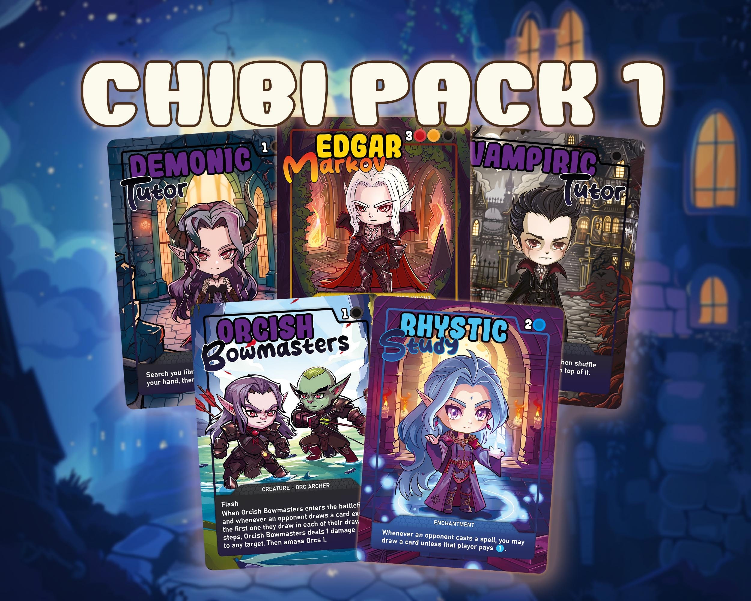 Chibi Staples Proxy Set (5 Cards)  Cute Full Art Custom Edition   Collector & Gift Pack - Etsy Canada