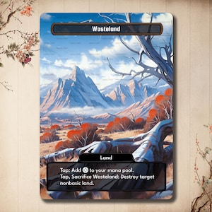 Wasteland - aangepaste kaart *oude* hoge kwaliteit [Alter art/Full Art Land] Proxy