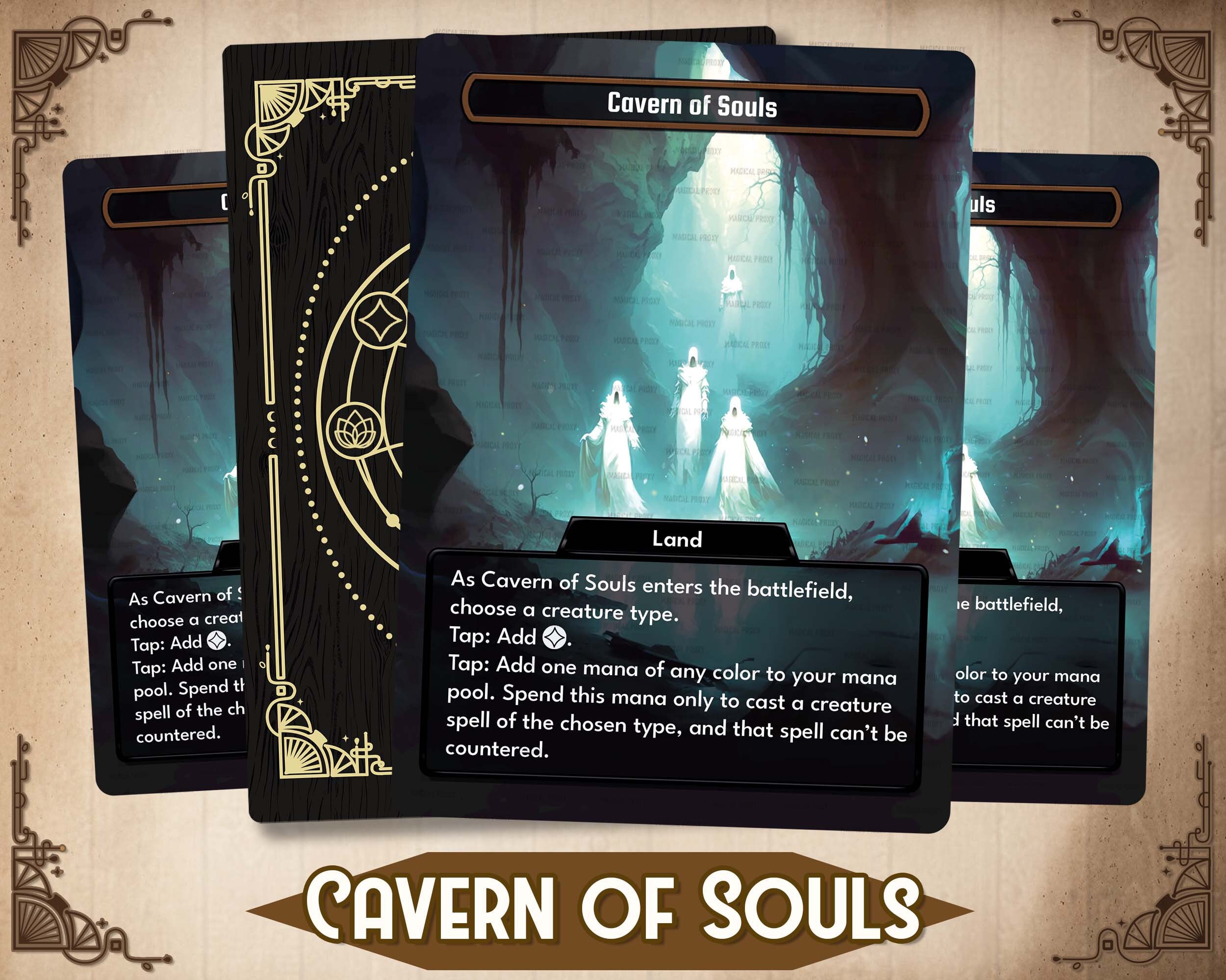 Cavern of Souls MTG Proxy Custom Card Commander MTG Alter Etsy