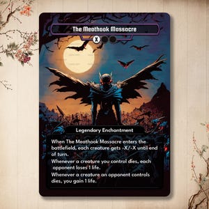 The Meathook Massacre - aangepaste kaart * Legacy * hoge kwaliteit [Alter art / Full Art]