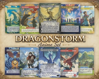 Dragonstorm Full Set – Proxy Bundle of 10 Custom Cards | Anime Manga Alter Art