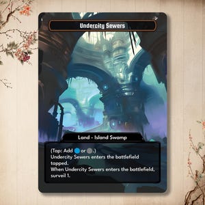 Fogne di Undercity - Carta personalizzata, Carta Premium [Arte modificata / Arte completa]