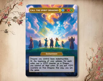 Call the Spirit Dragons Proxy Card – Anime Dragon Enchantment