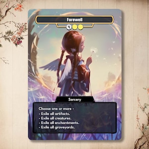 Afscheid - aangepaste kaart *modern* hoge kwaliteit [Alter art / Full Art]