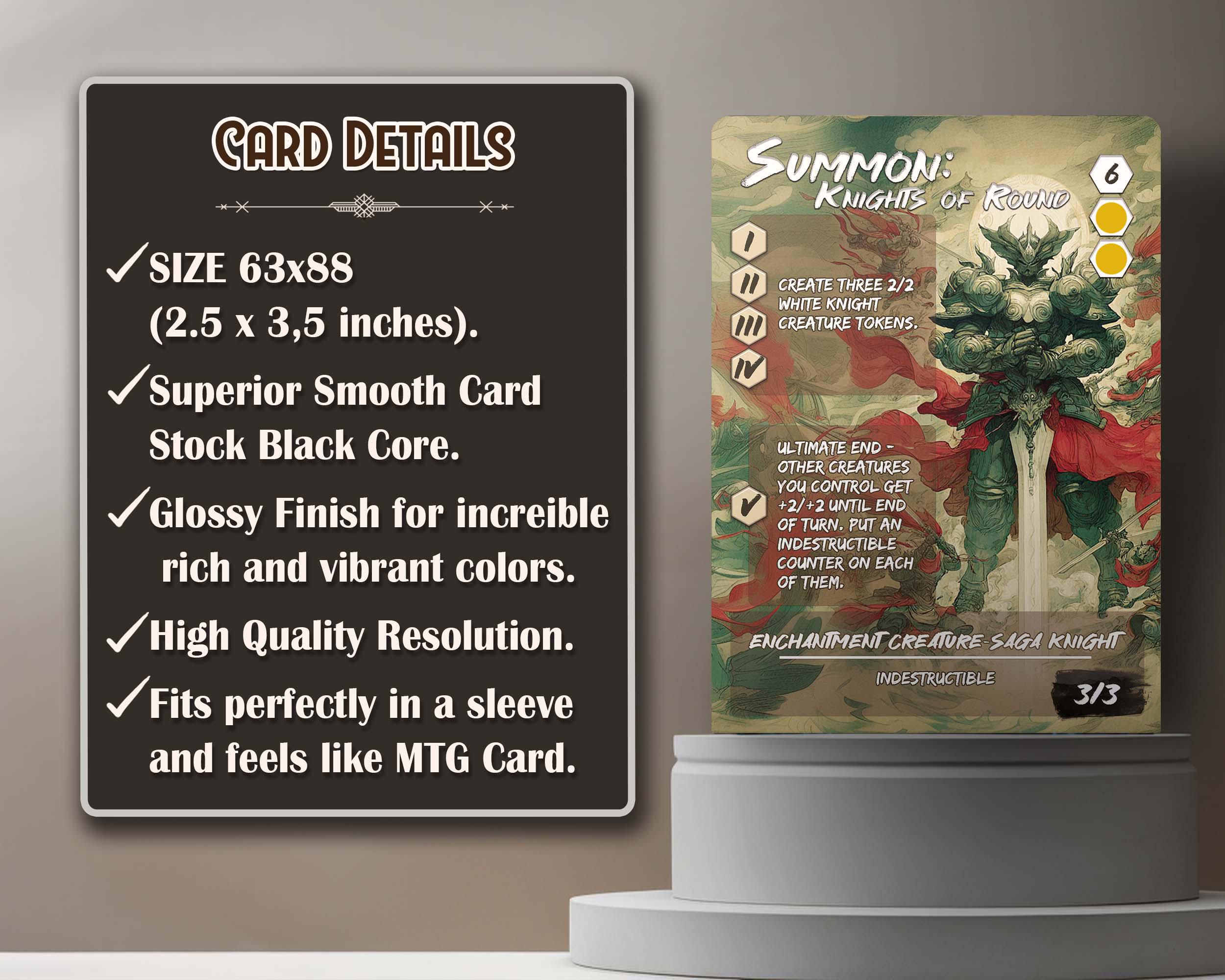 knights of the round mtg card Four Knights Magic The Gathering TCG Holo Foil Pack with 30 Cards
