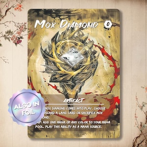 モックス・ダイアモンド - カスタムカード *日本語*、フルアート EDH アルターアート