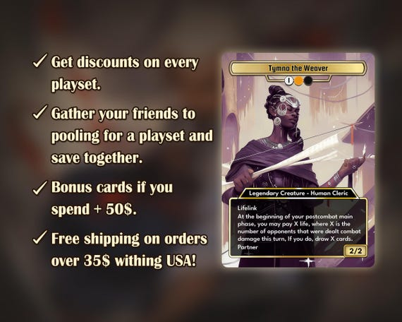 Tymna the Weaver  Full Art Custom Proxy - Etsy