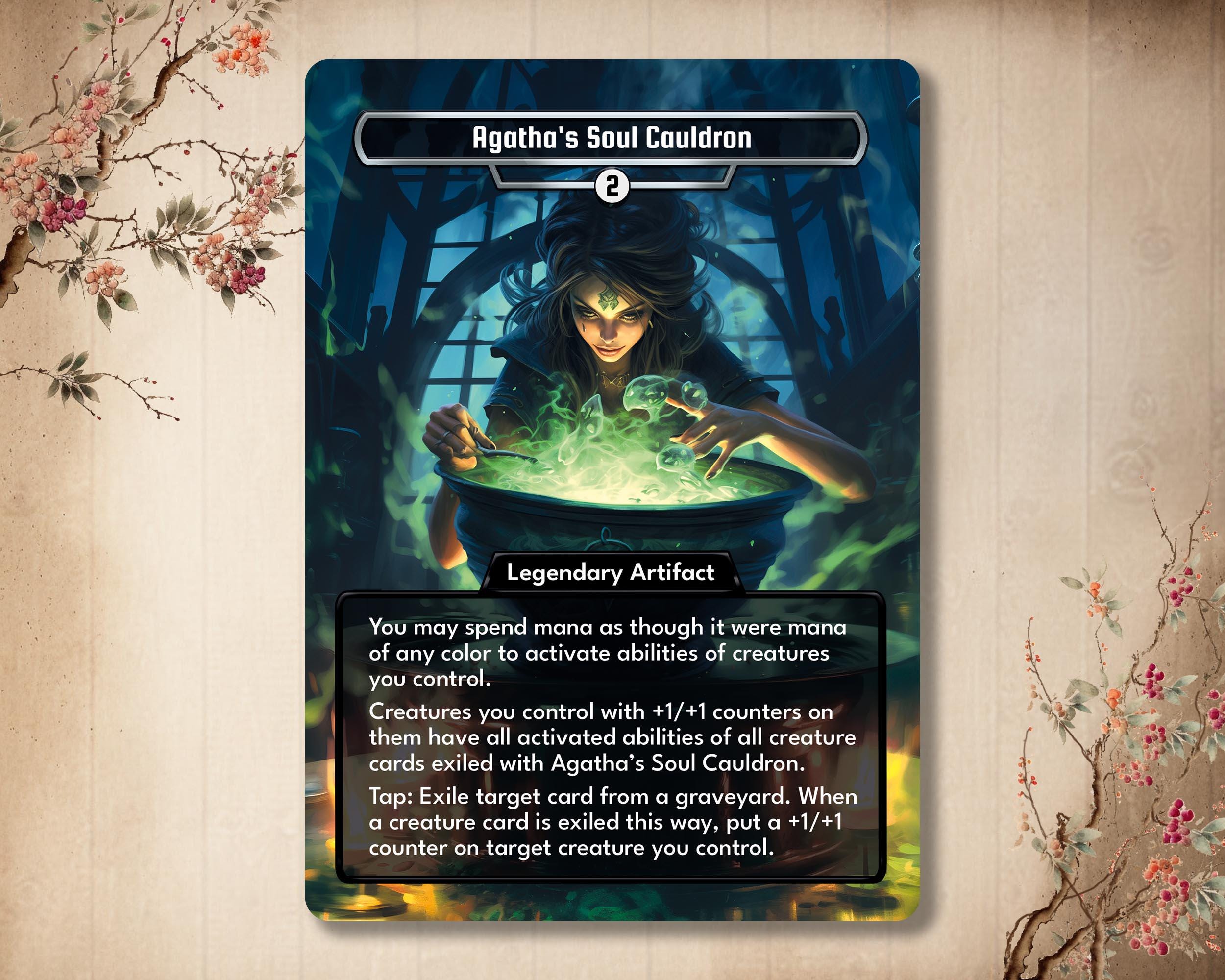 Agatha's Soul Cauldron 2枚セット Agathas Soul Cauldron Proxy - Etsy