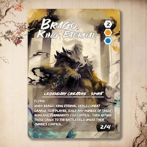 Brago, Re Eterno - Carta personalizzata *Giapponese* Full Art con arte alternativa
