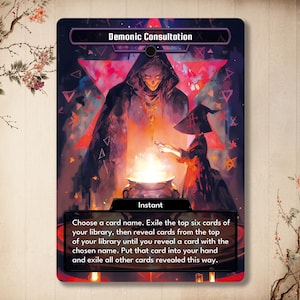 Konsultacja Demoniczna #2 - Karta niestandardowa wysokiej jakości [Alter art / Full Art]