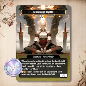 Stoneforge Mystic - Benutzerdefinierte Proxy-Karte Alter Full Art