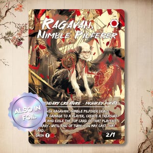 Ragavan, Nimble Pilferer - Custom Card *Japanese* Full Art with Alternative art