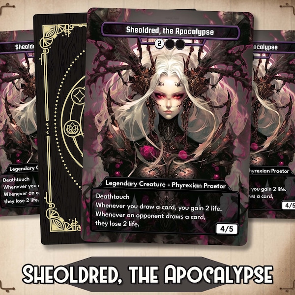 Custom Card Sleeves Mtg Etsy