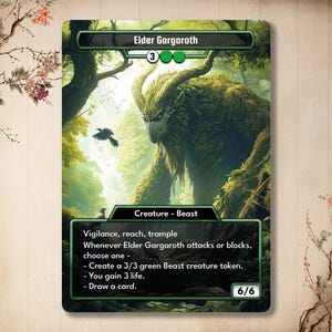 Elder Gargaroth - benutzerdefinierte Karte *Kreatur* High Quality [ Alter art / Full Art ]