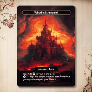 Mtg Proxy Volrath's Stronghold - Etsy