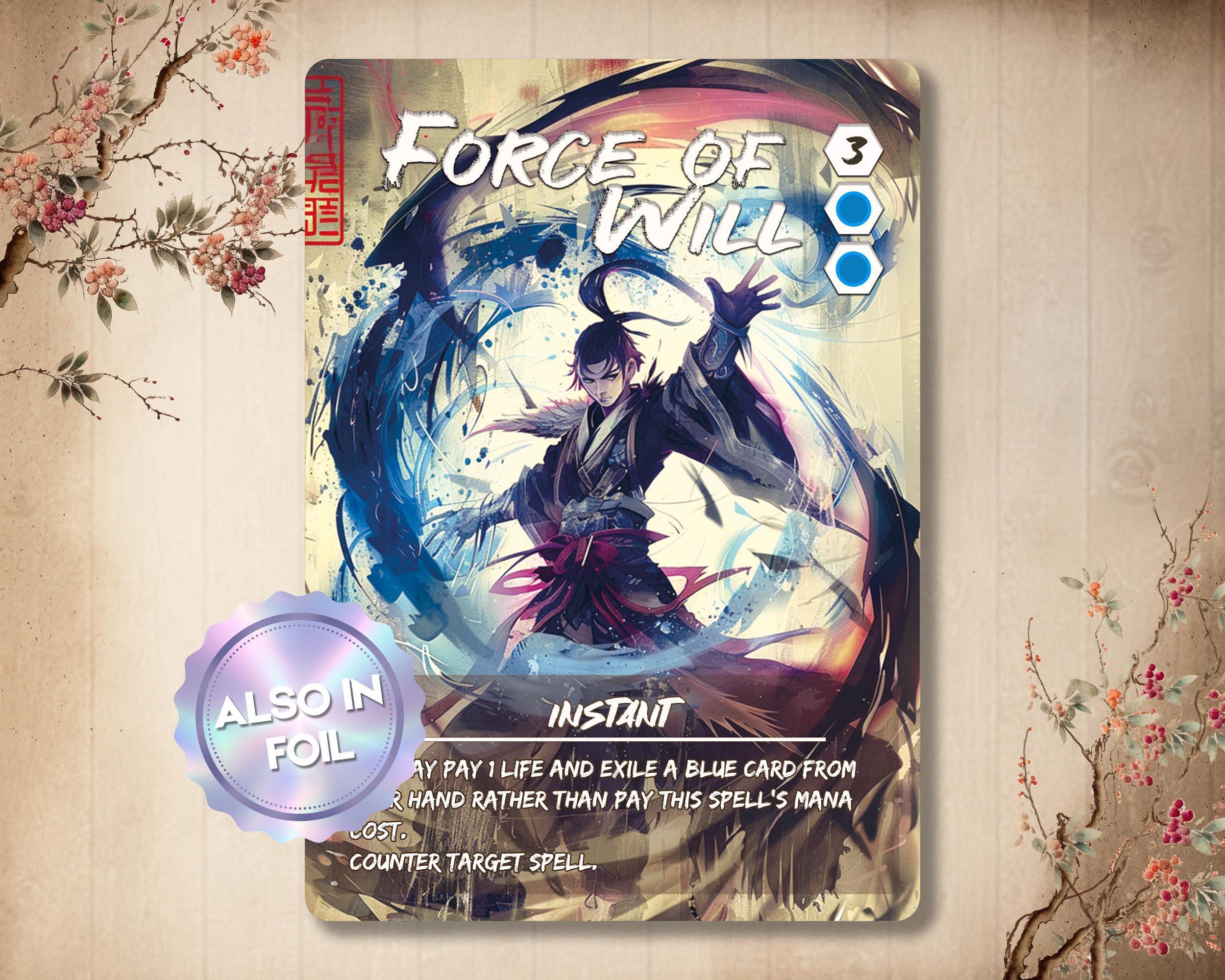 Force of Will - Custom Card / Proxy Japanese Alter Art - Etsy