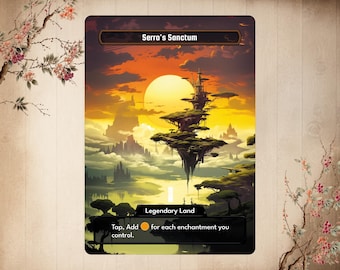 Serra&#39;s Sanctum - Custom Card *Special Land* with Alternate Full Art
