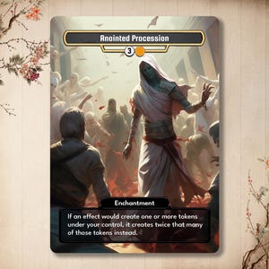 Gezalfde processie - aangepaste kaart *magisch* Hoge kwaliteit [Alter art / Full Art]