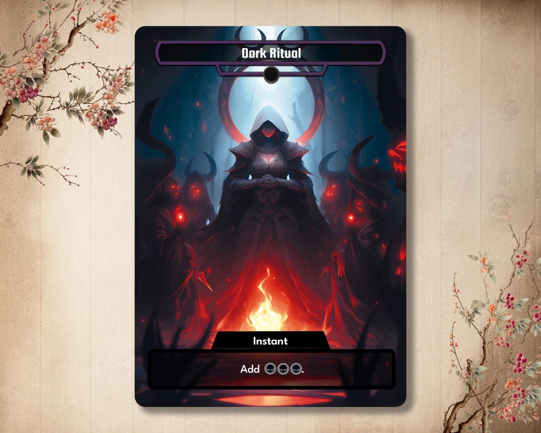 Dark Ritual Proxy – Full Art Custom Alter Proxy Card - Etsy