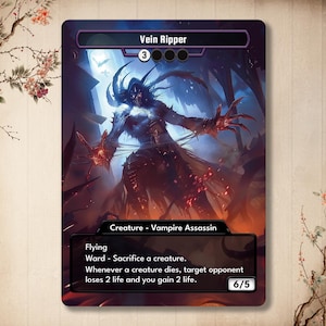 Vein Ripper - Cartão personalizado Cartão de alta qualidade com arte alternativa