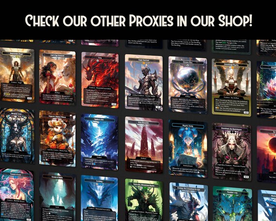 Chains of Mephistopheles Proxy – Full Art Black Enchantment - Etsy