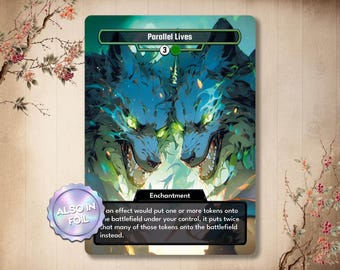 Parallel Lives Proxy: volledige kunst groene betovering, aangepaste kaartwijziging