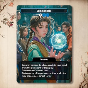 Commander - Carte de procuration personnalisée de haute qualité avec une illustration alternative