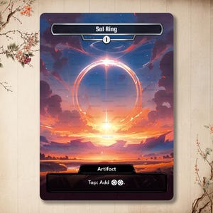 Sol Ring #3 - Carte personnalisée de haute qualité avec un art alternatif
