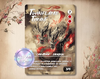 Twinflame Tyrant - Custom Card Proxy / Japanese Full Art With