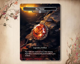 Mox Amber Proxy | Full Art - Etsy