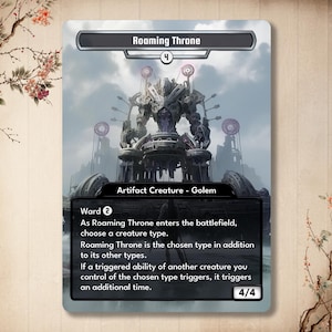 Roaming Throne - carte personnalisée, carte de qualité supérieure [modification de l'art/art complet]