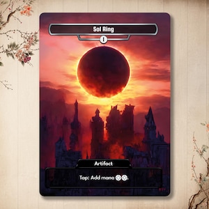 Sol Ring #2 - Carta personalizzata Carta di alta qualità con grafica alternativa