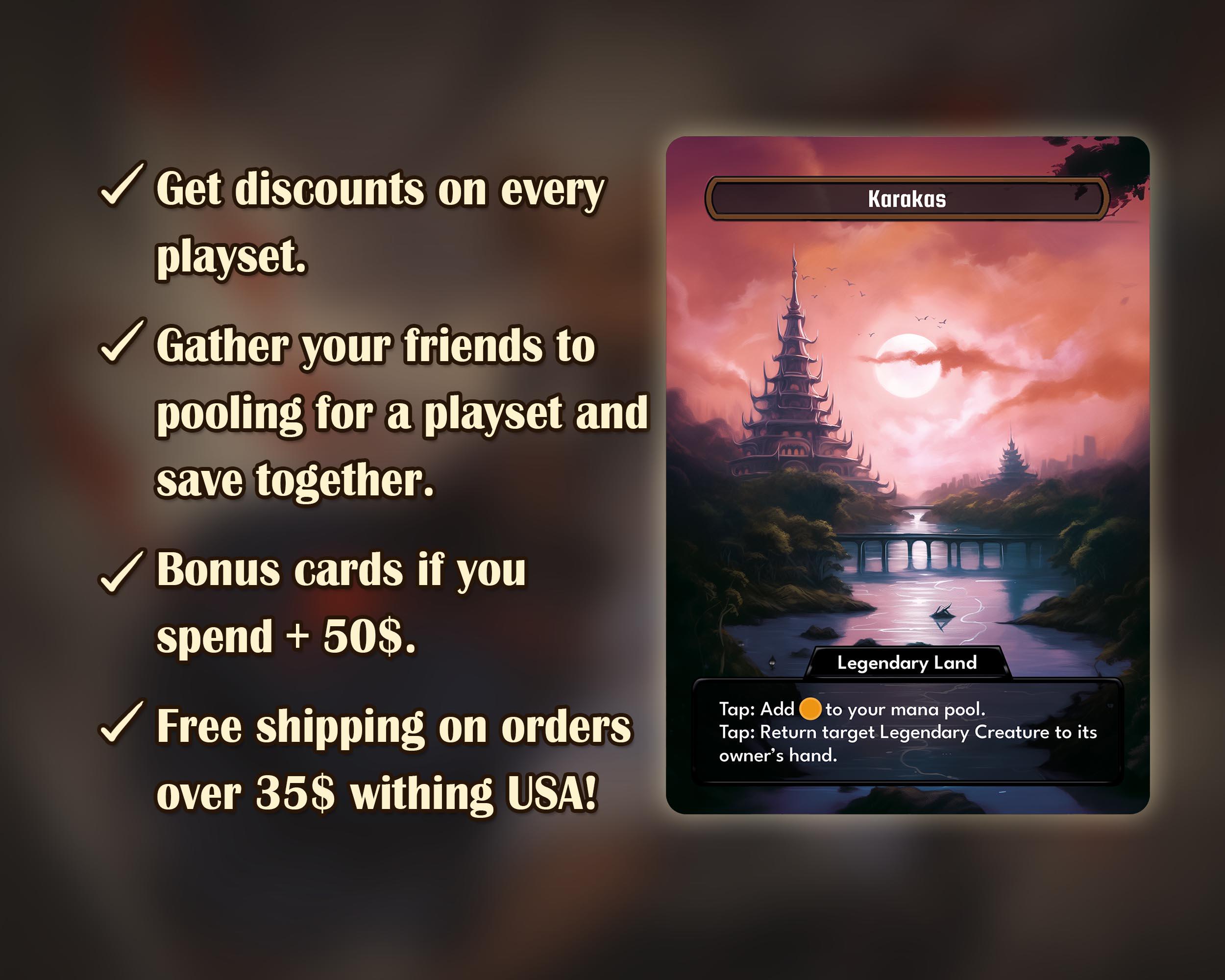 Land Card Examples Karakas Proxy – Full Art Custom Land Card - Etsy