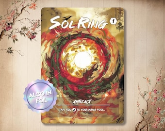 Sol Ring / Proxy Custom Card / Japanese Full Art Edh