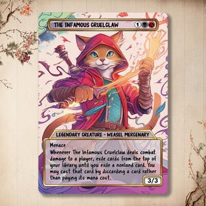 The Infamous Cruelclaw - Carta personalizzata *Fumetto* Arte alternativa di alta qualità