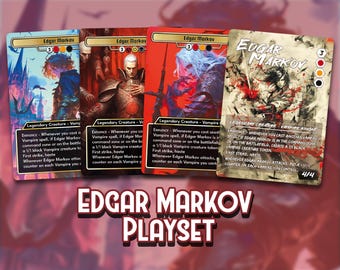 Edgar Markov Custom Card Sleeve DIGITAL FILE ONLY | Print Your Own Sleeves | Printable Download - Etsy Edgar Markov Custom Card Sleeve DIGITAL FILE ONLY | Print Your Own Sleeves | Printable Download - Etsy