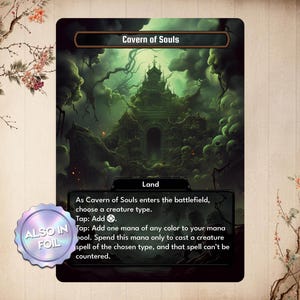 Cavern of Souls - Anpassat kort Alter Magic Full Art Land