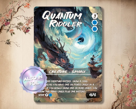 Quantum Riddler Proxy – Japanese Full Art Custom Card - Etsy